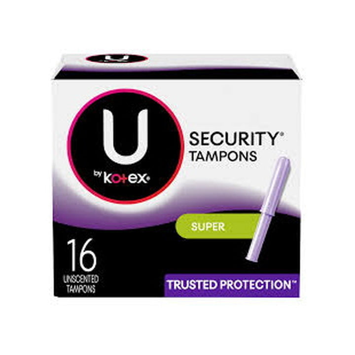 Kotex Security Tampons Super 16 count Unscented