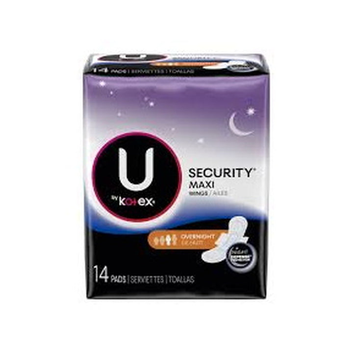 Kotex Overnight with Wings 14 count