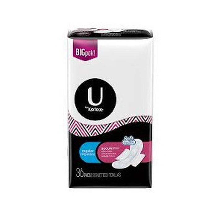 Kotex Ultra Thin Regular Wings 36 count