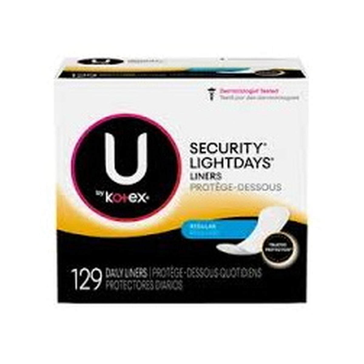 Kotex Lightdays Regular Liners 129 count