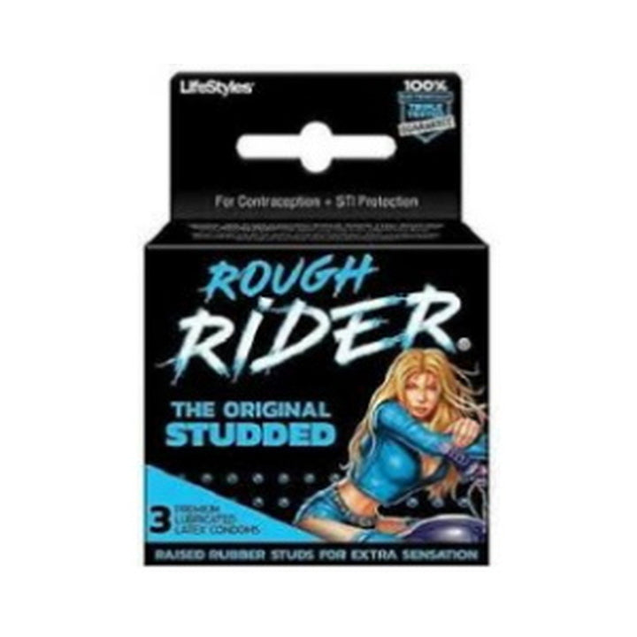 Rough Rider The Original Studded Latex Condom 3 pack