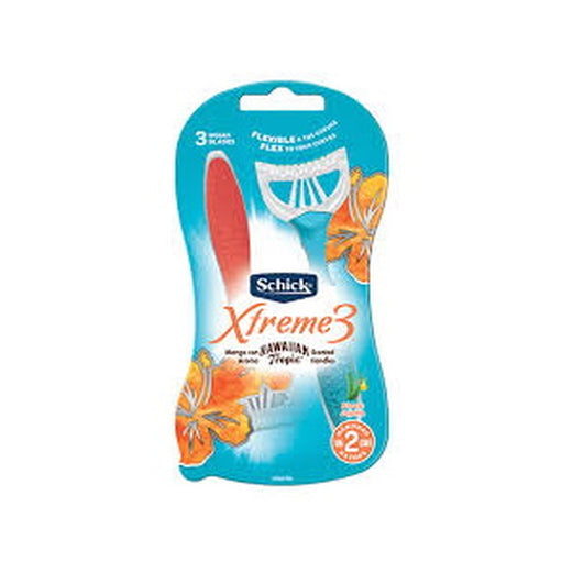 Shaver Schick Xtreme 3 Hawaiian Tropic 2 count