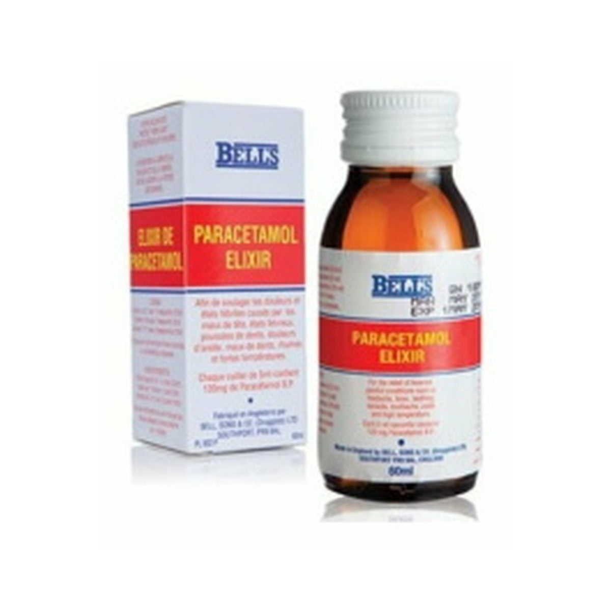 Bells Paracetamol Elixir 60Ml
