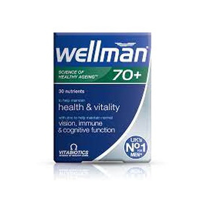 Vitabiotics Wellman 70+ 30 Tabs