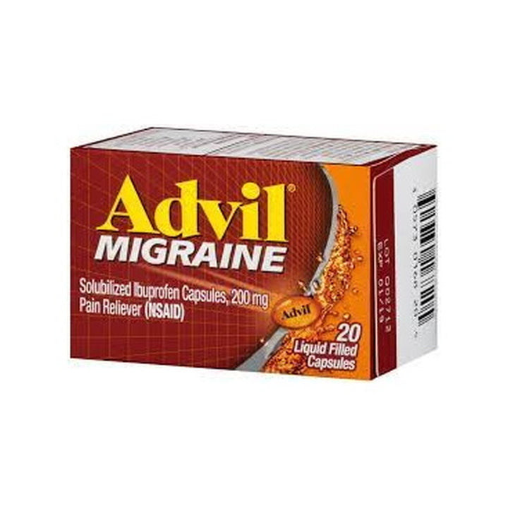 Advil Migraine 20 Caps 200Mg