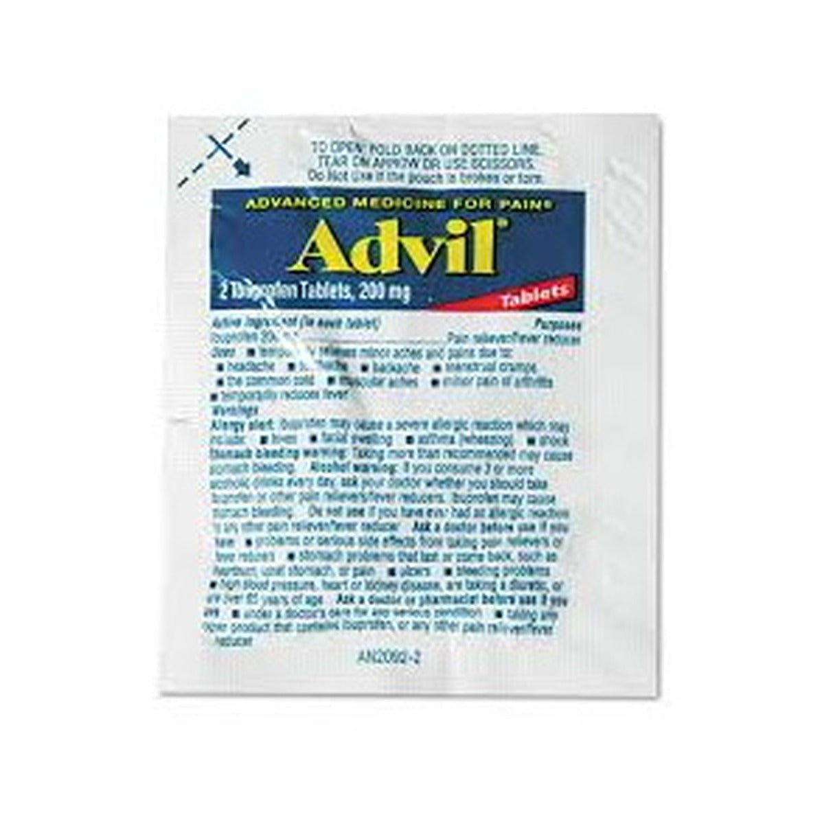 Advil Tabs Pkt