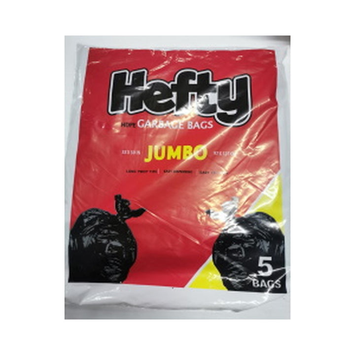 Garbage Bags Hefty Jumbo 5 count