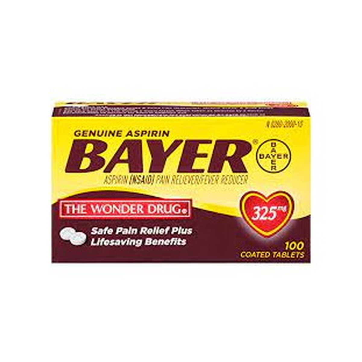 Bayer Aspirin 325Mg 100'S