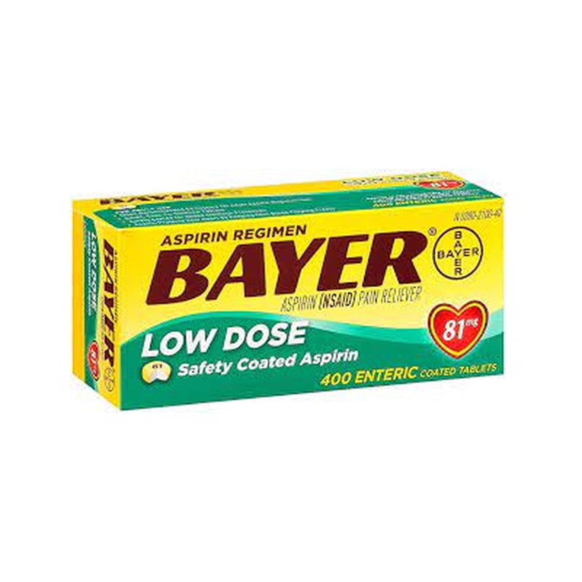Bayer Aspirin 81Mg L/D 400 Tab