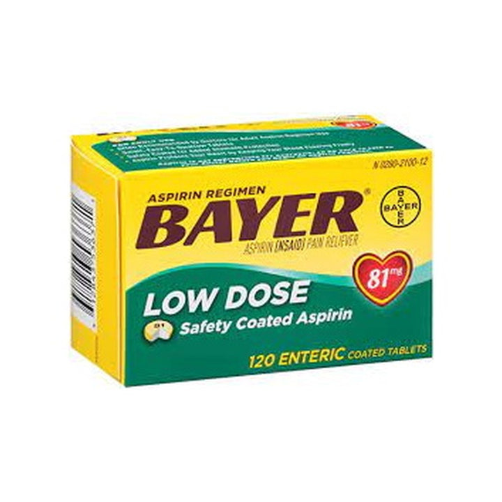 Bayer Aspirin 81Mg L/Dose-120'