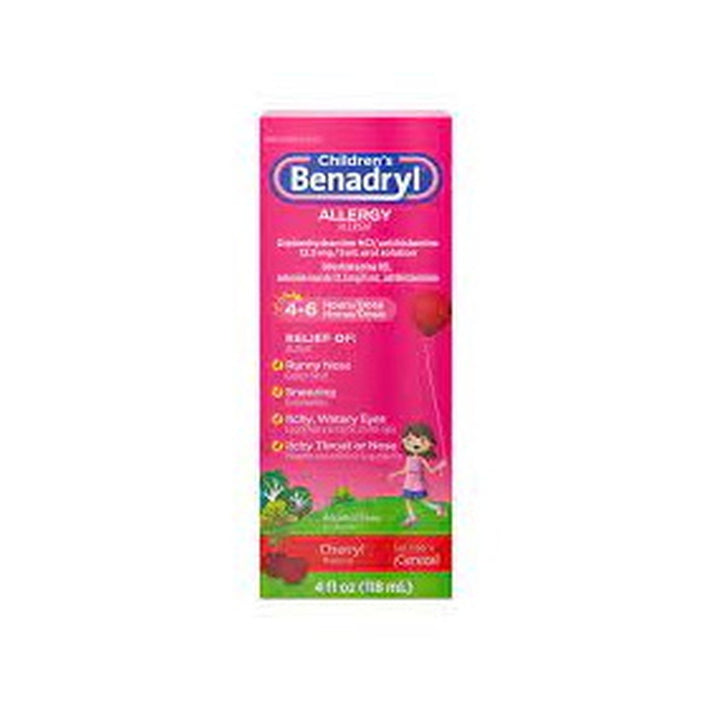 Benadryl Allergy Kids 4oz Cherry