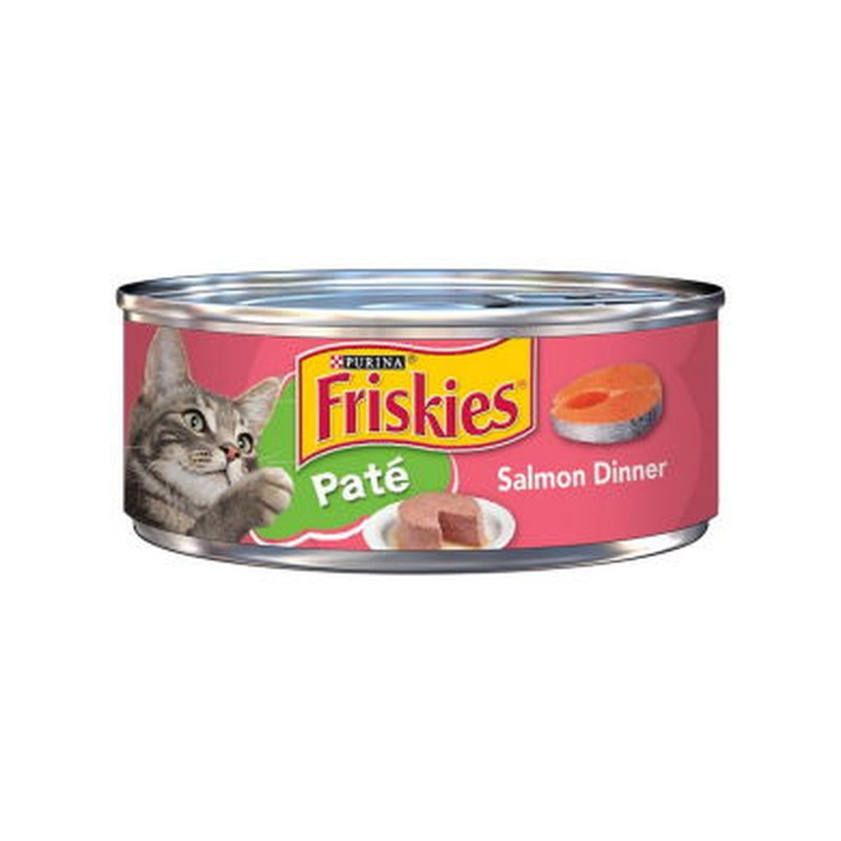 Cat Food Can Friskies Pate Salmon Dinner 5.5oz