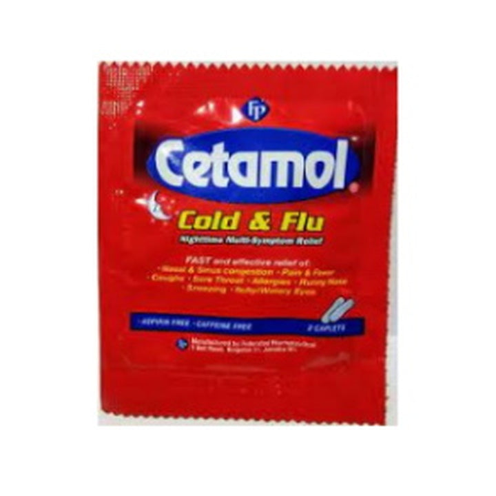 Cetamol Cold & Flu Night Time Pks