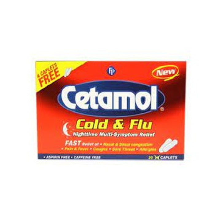 Cetamol Cold & Flu Nighttime 20'S