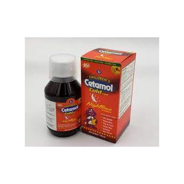 Cetamol Cold 120Ml Night Time Chlidren