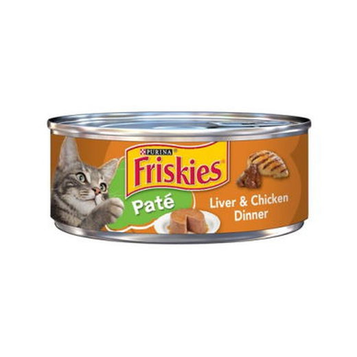 Cat Food Can Friskies Pate Liver & Chicken 5.5oz