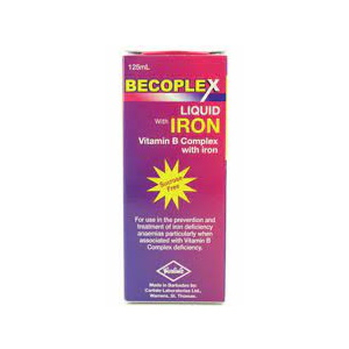 Becoplex + Iron Liquid 125Ml