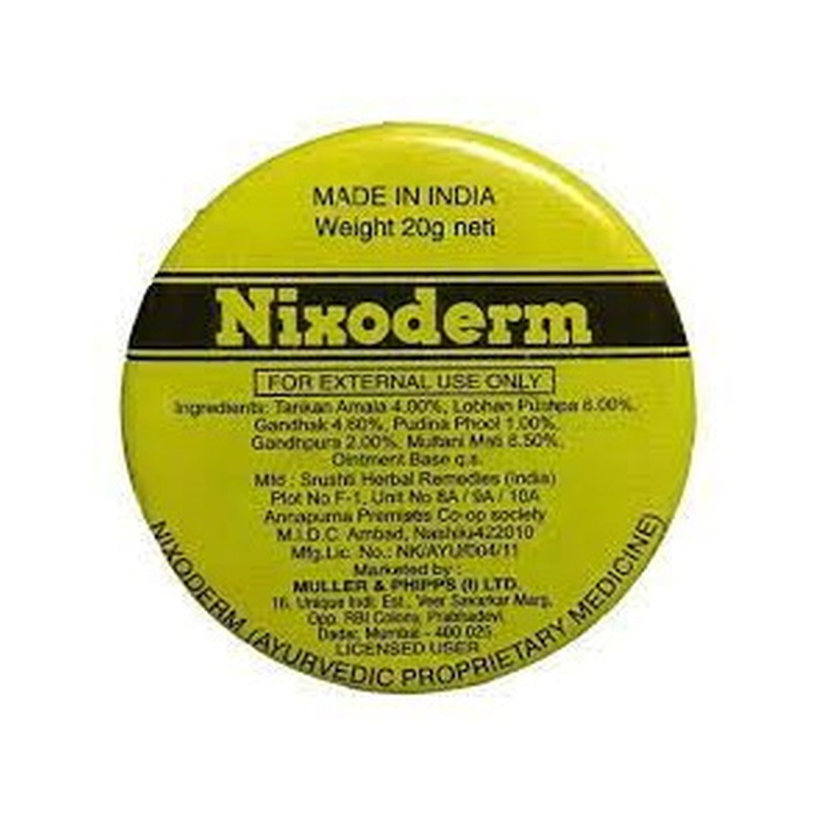 Nixoderm 10g Ointment