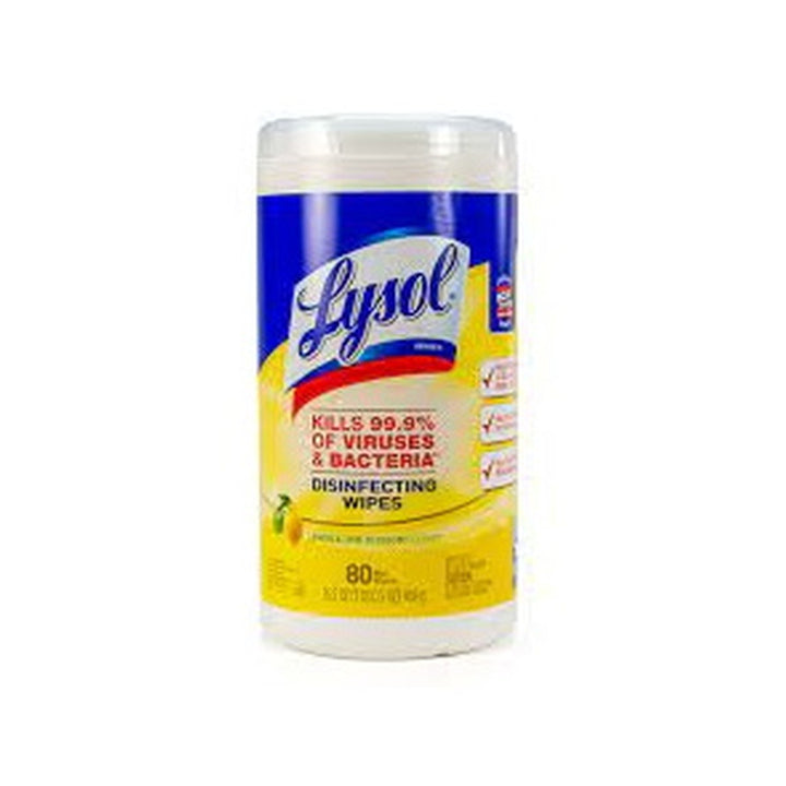 Wipes Lysol Lemon Lime 80 count