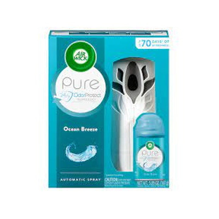 Air Freshener Air Wick Auto Spray Freshmatic Ocean Breeze Set
