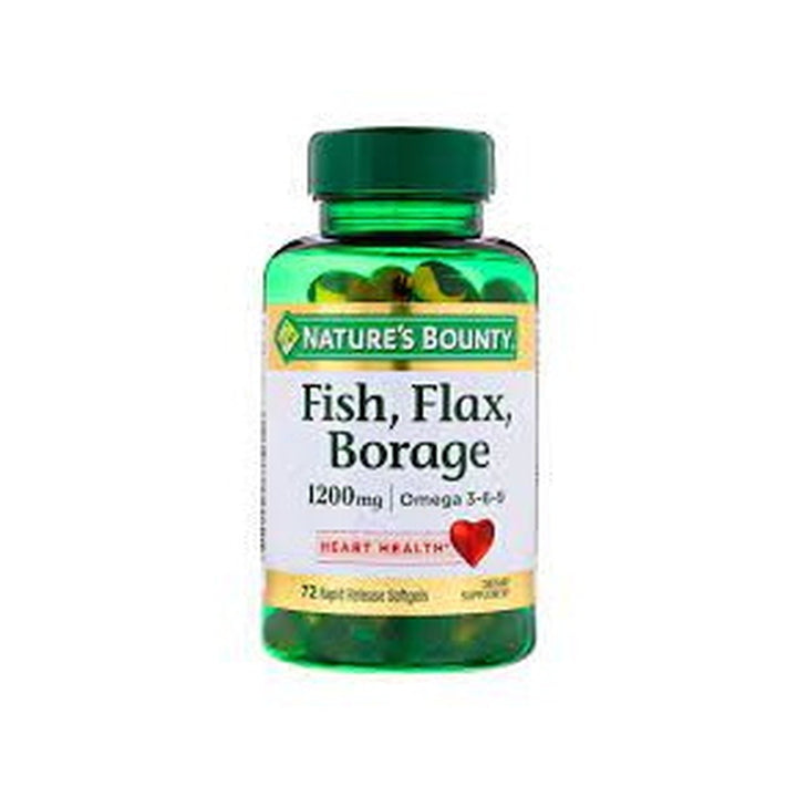 N/B Fish,Flax,Borage 1200Mg 72