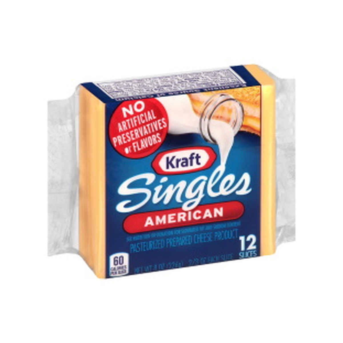 Cheese Kraft American Sliced Singles 12 slices