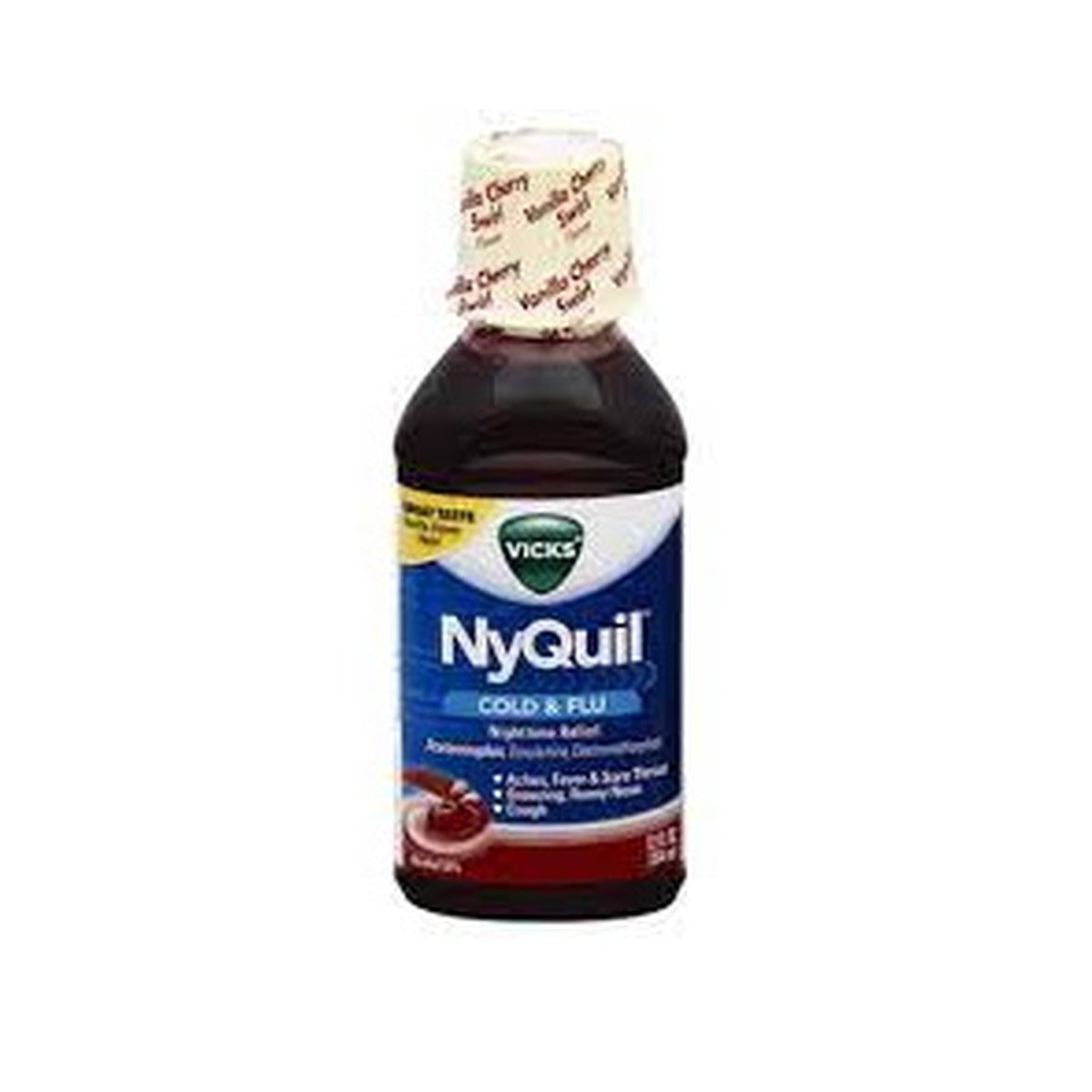 Nyquil Cold&Flu Liq 12Oz Cherry