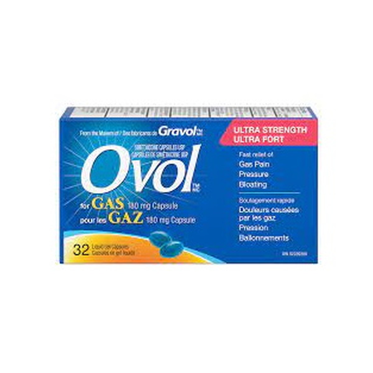 Ovol For Gas 180Mg 32 Softgel