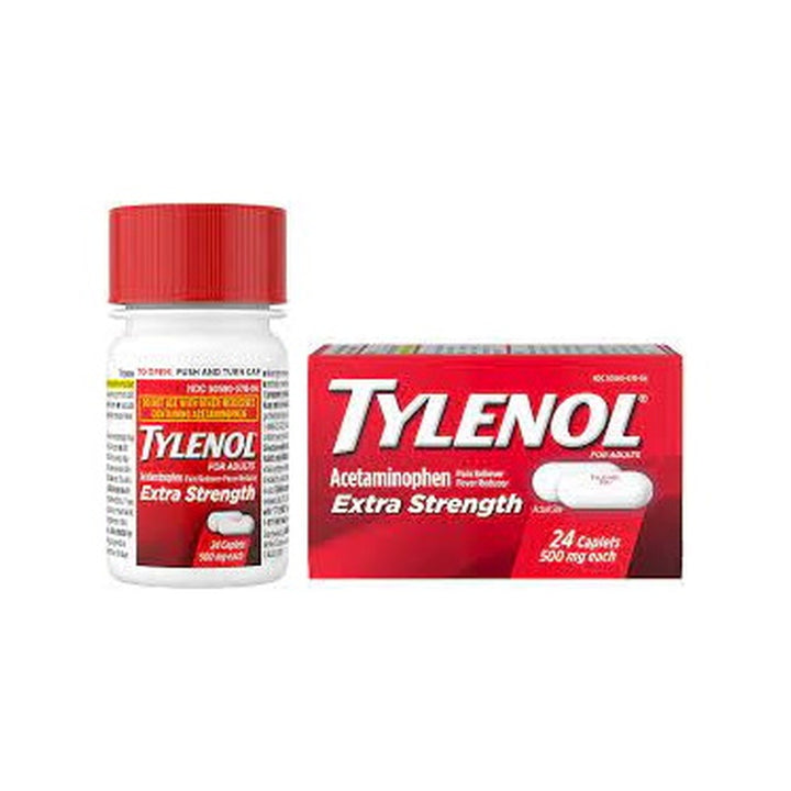 Tylenol Caplet 500Mg 24'S