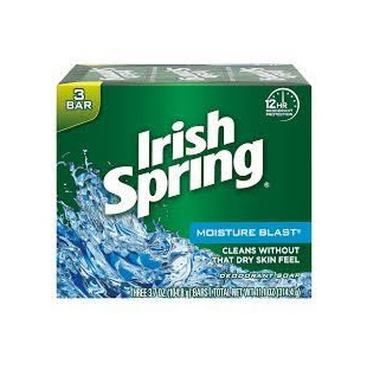 Soap Bar Irish Spring Moisture Blast 3pk