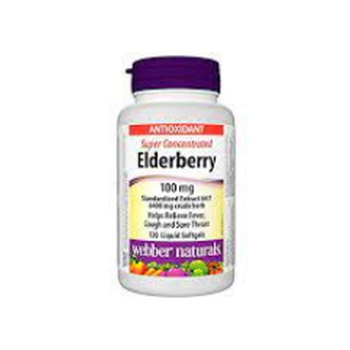 Webber Elderberry 100Mg 120'S