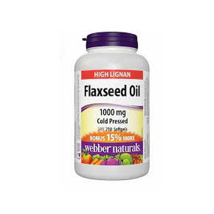 Webber Flaxseed Oil 1000Mg 210