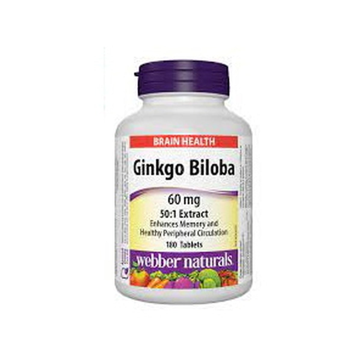 Webber Ginkgo Biloba 180 Tabs