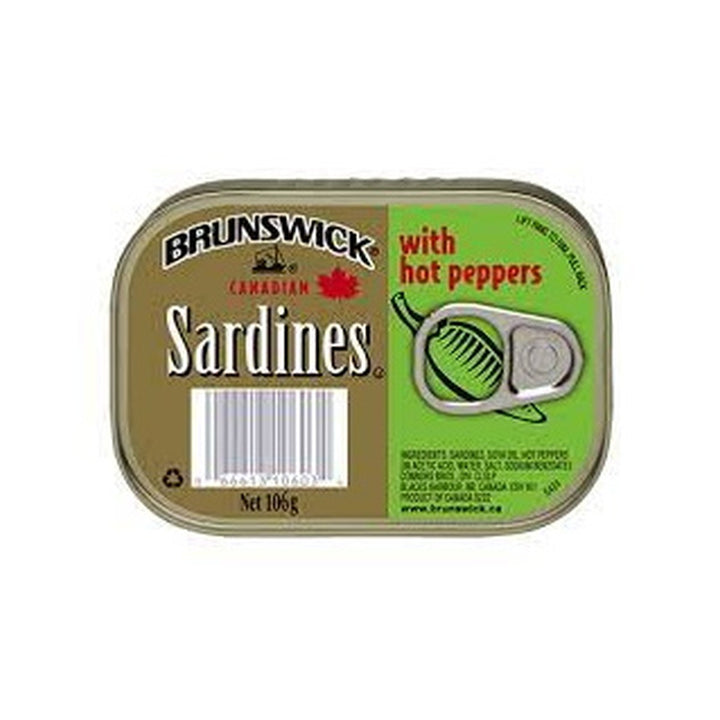 Brunswick with Hot Peppers Sardine 3.75oz
