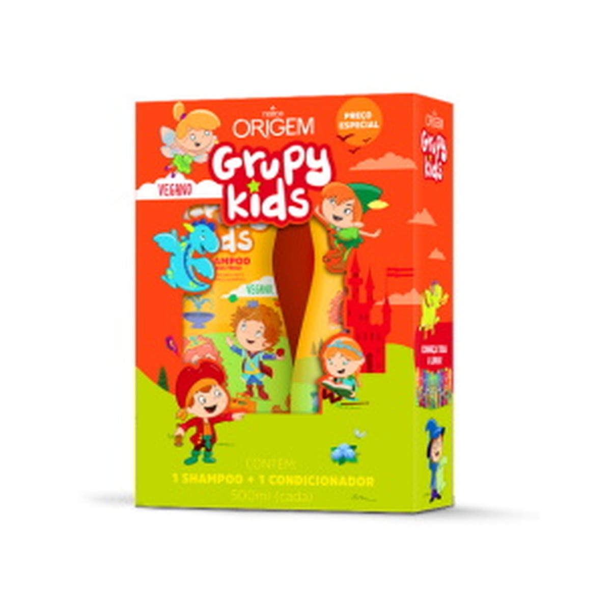 Origem Grupy Kids Goodbye Frizz Shampoo & Conditioner Kit