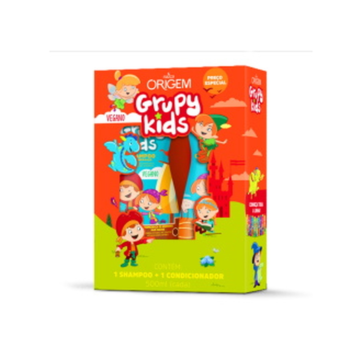 Origem Grupy Kids Detangling Shampoo & Conditioner Kit
