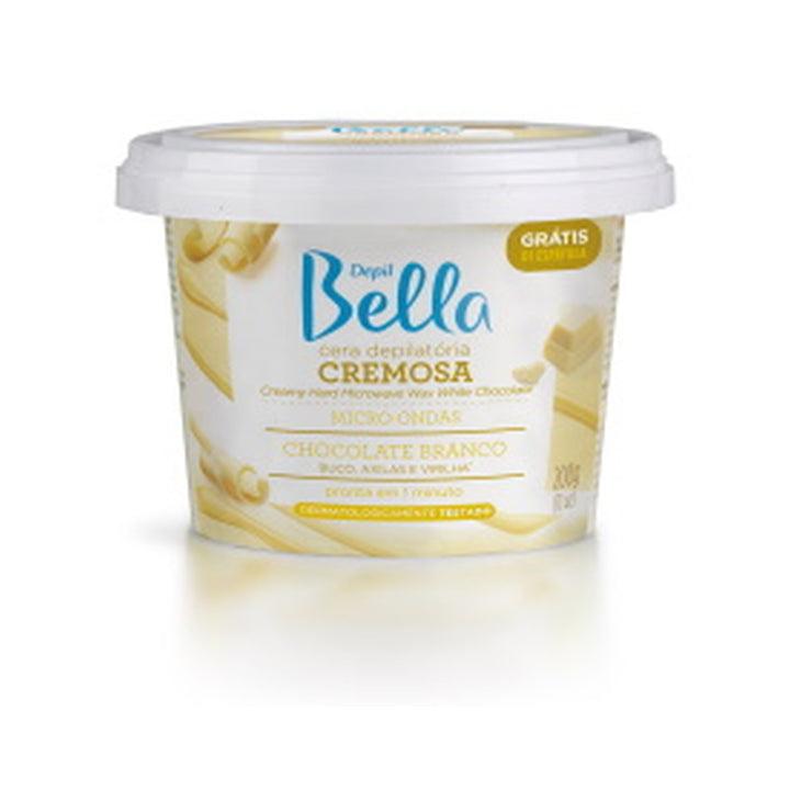 Depil Bella Creamy White Chocolate Microwaveable Wax 200g