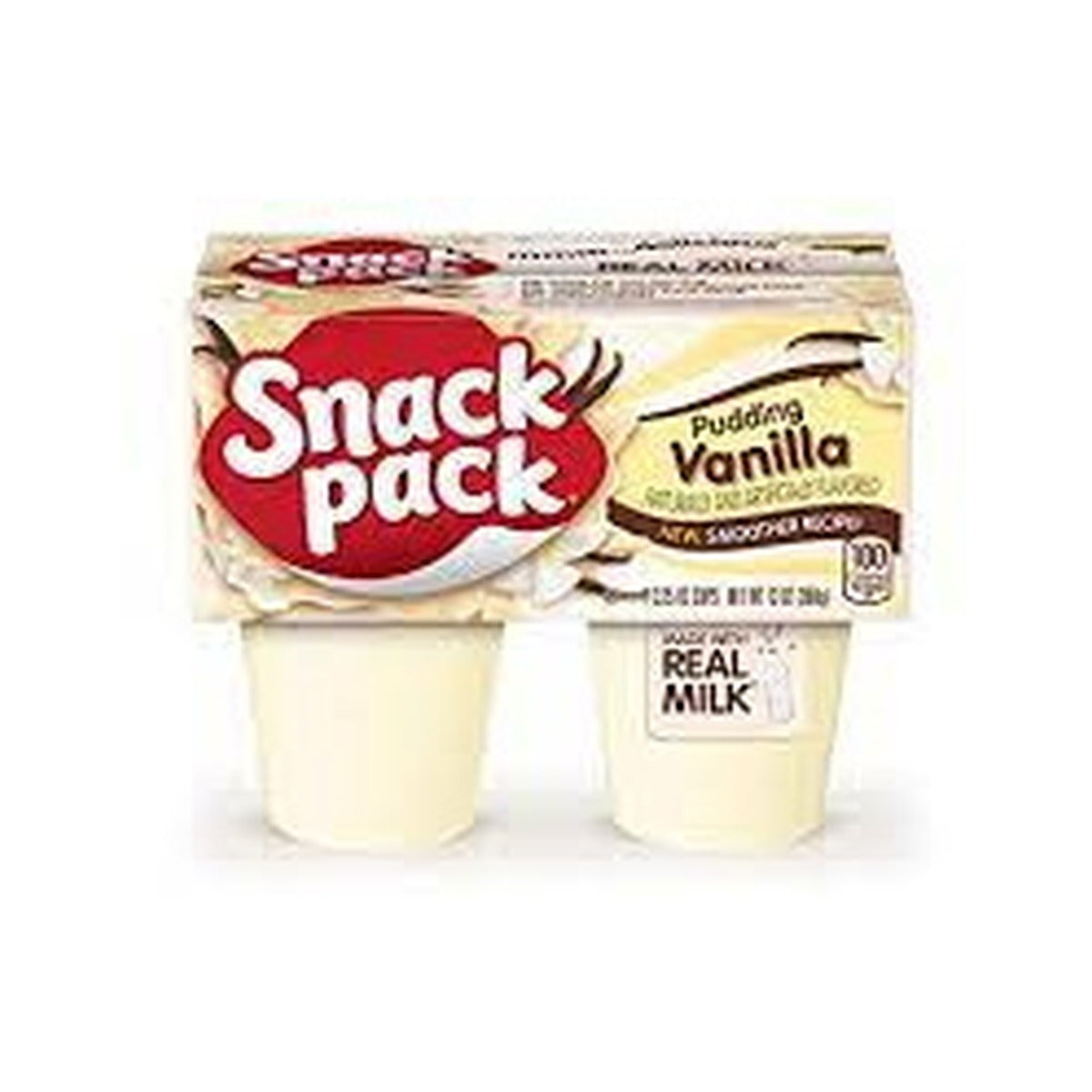 Pudding Snack Pack Vanilla 4 cups