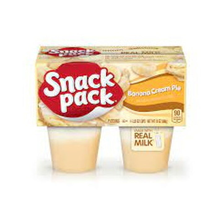 Pudding Snack Pack Banana Cream Pie 4 cups