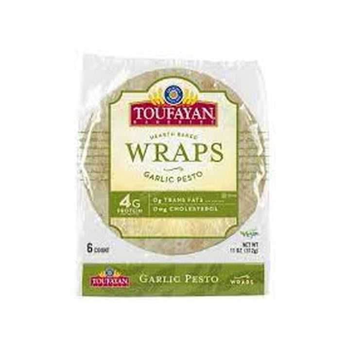 Wraps Garlic Pesto Toufayan 6 count