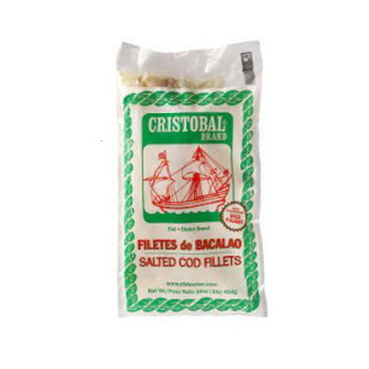 Cod Fillets Salted Cristobal Brand 1lb