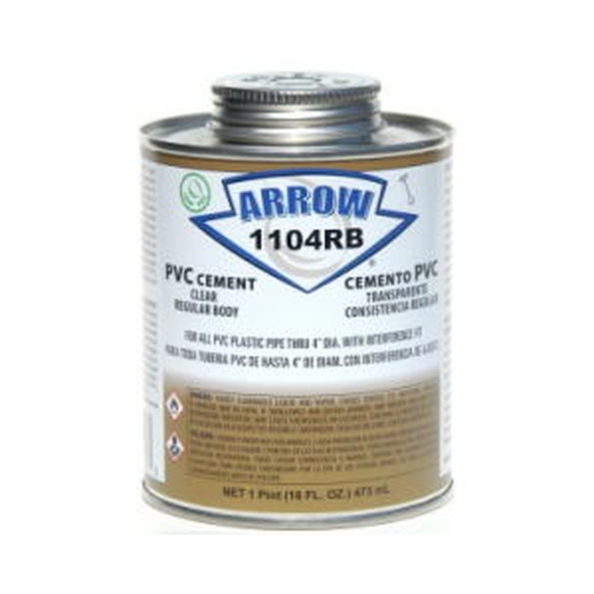 Arrow 1104RB PVC Cement 1 Quart