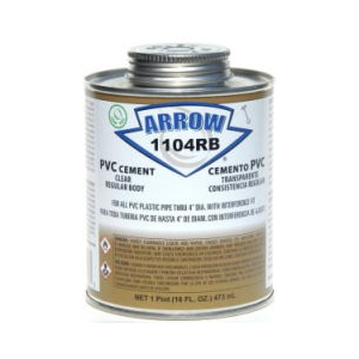 Arrow 1104RB PVC Cement 1 Quart