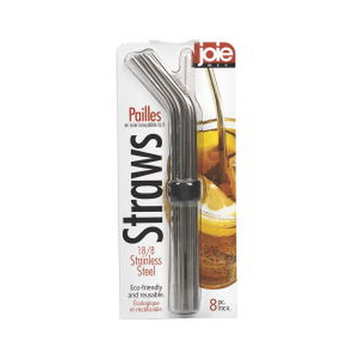Straws Metal Joie 8 Pieces