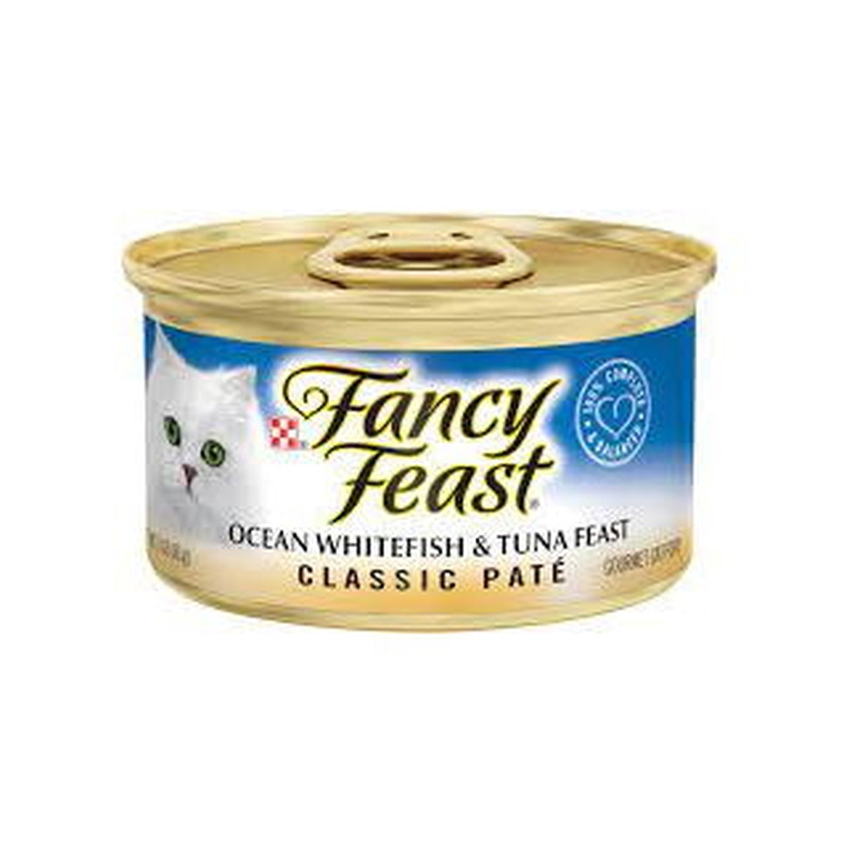 Cat Food Can Fancy Feast Ocean Whitefish & Tuna Pate 3oz