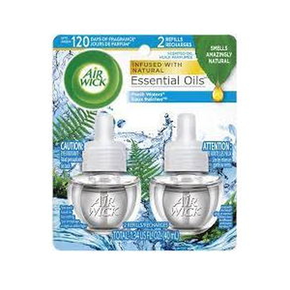 Air Freshener Air Wick Refill Oil Fresh Fresh Water 2pk