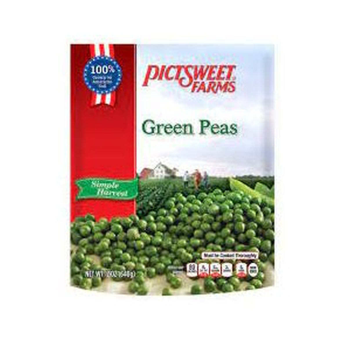 Frozen Green Peas Pictsweet Farms 340g