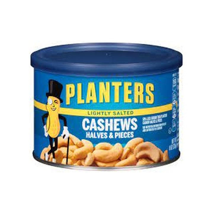 Peanuts Planters Cashew Halves & Pieces Lightly Salted 8oz