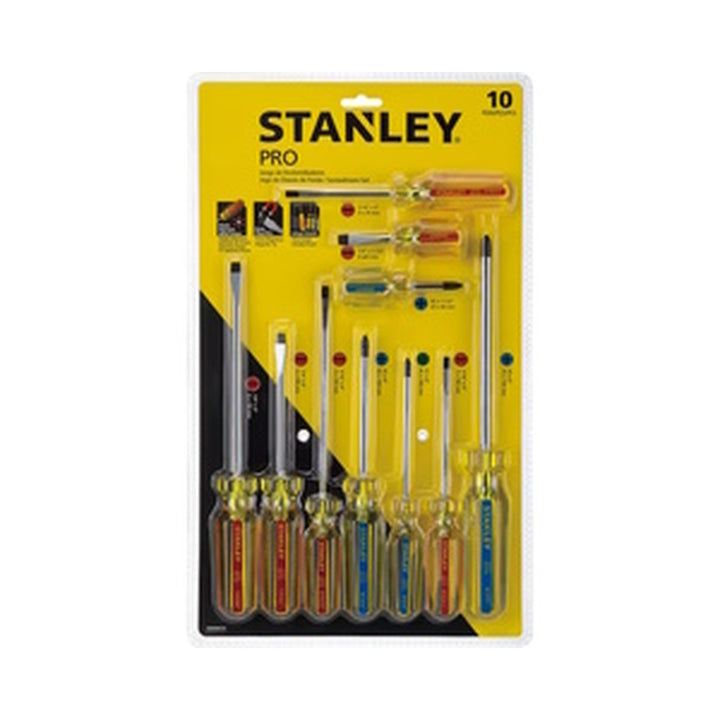 Screwdriver Set Stanley Pro 10 pieces
