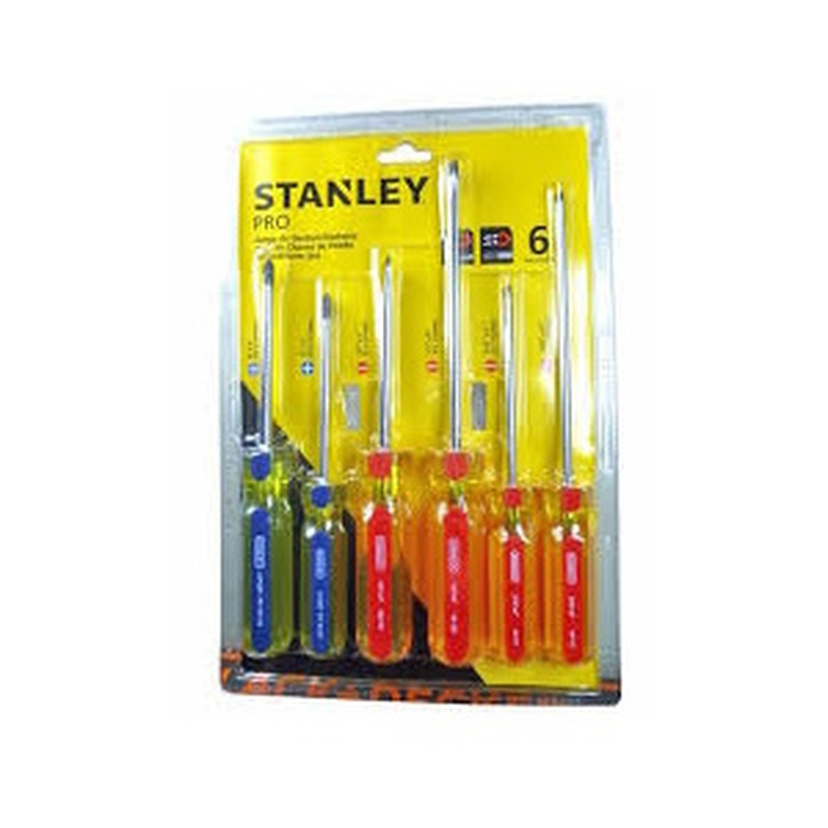Screwdriver Set Stanley Pro 6 pieces